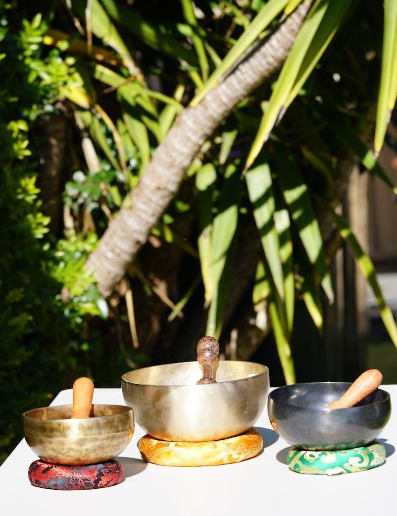 Singing Bowl set of three for sound healing