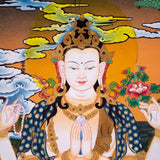 Chenrezig Thangka with 4 Arm - Himalayas Shop