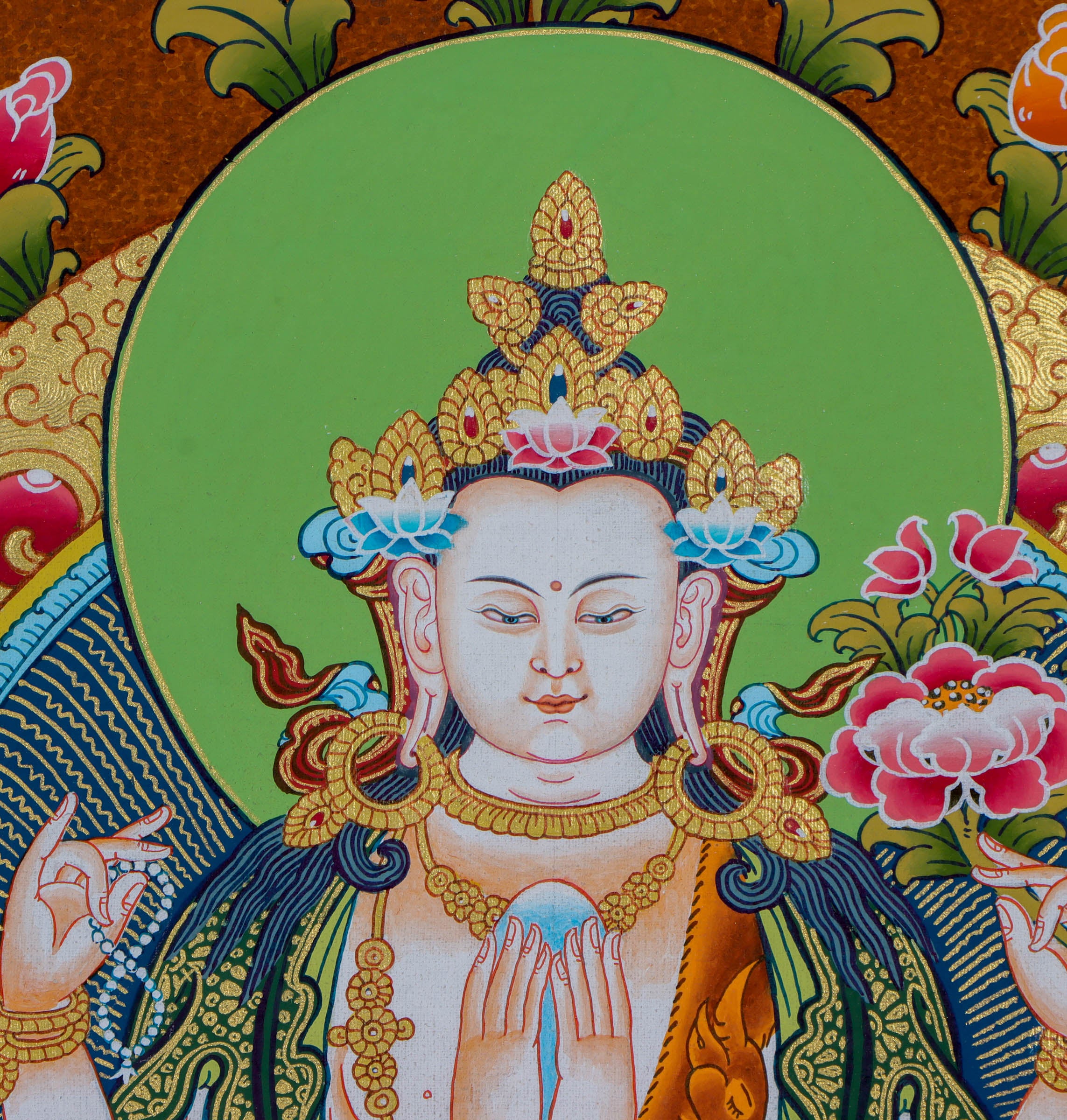 Chengresi Thangka Painting - Himalayas Shop