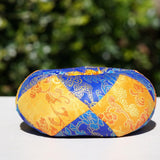 Best Singing bowl cushion hand embroidery in silk from Nepal