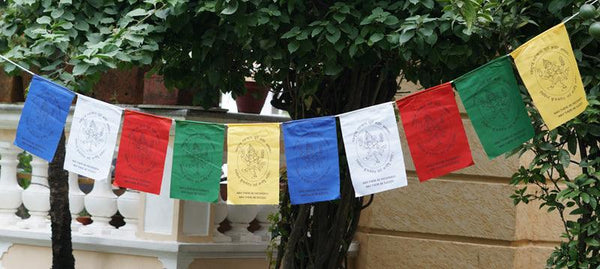 Buddhist Prayer Tibetan Flag For Bike Decoration Prayer Flags Interior