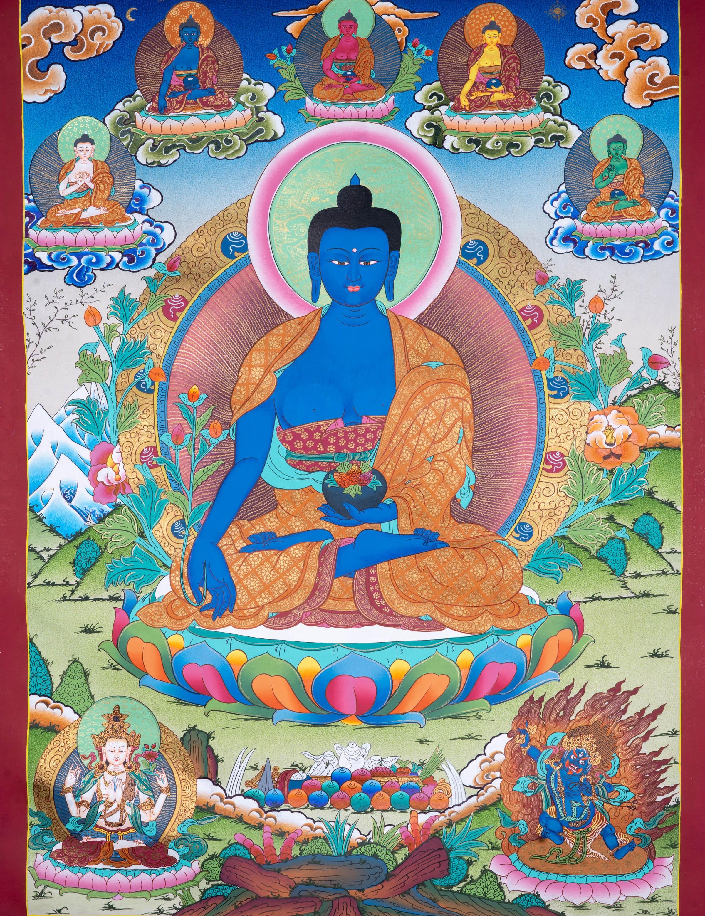 Healing Blue Medicine Buddha - Himalayas Shop