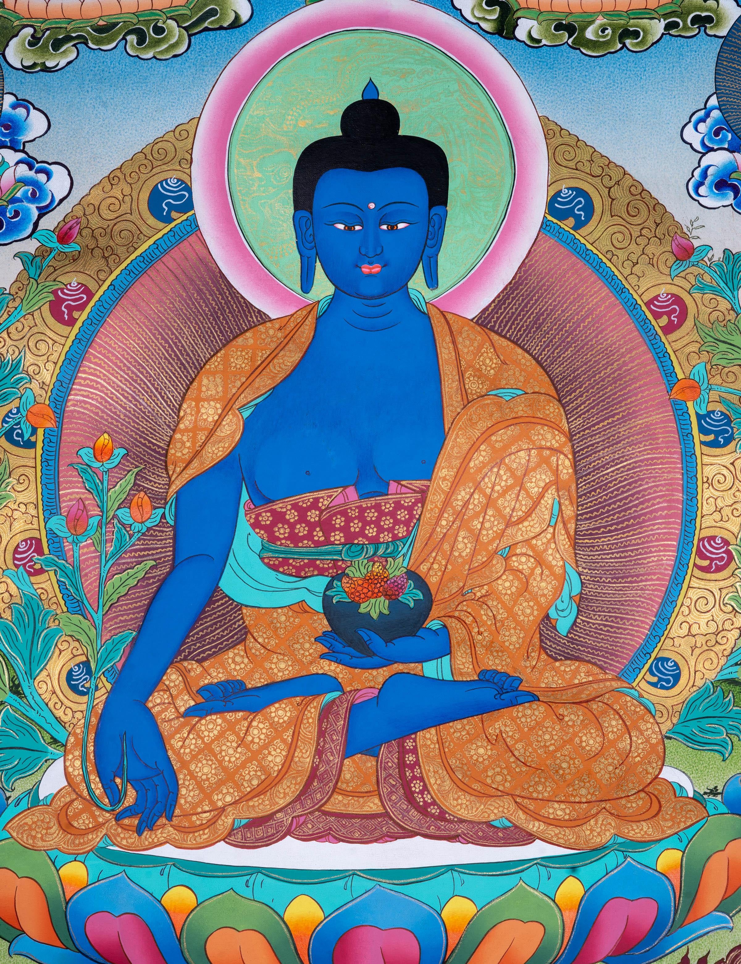 Healing Blue Medicine Buddha - Himalayas Shop