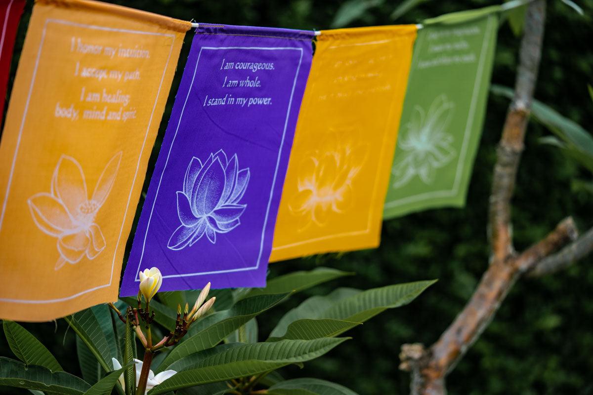 Positivity Prayer Flags wall hanging