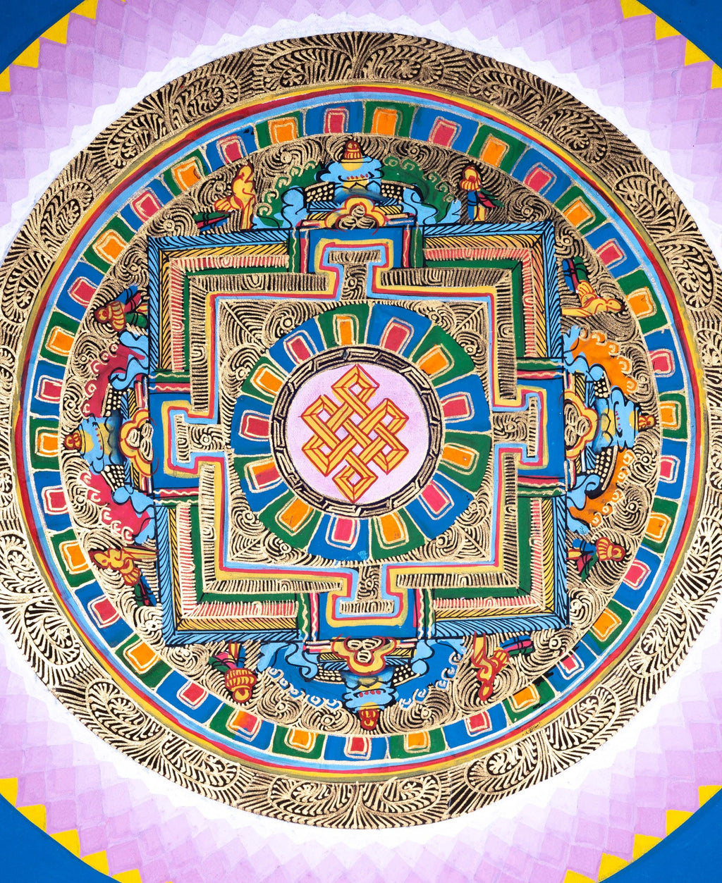 Kalchakra Mandala Thangka art