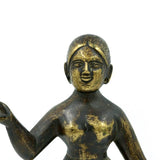 Vintage Bronze Statue of Standing Woman - Himalayas Shop