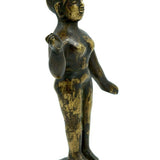 Vintage Bronze Statue of Standing Woman - Himalayas Shop