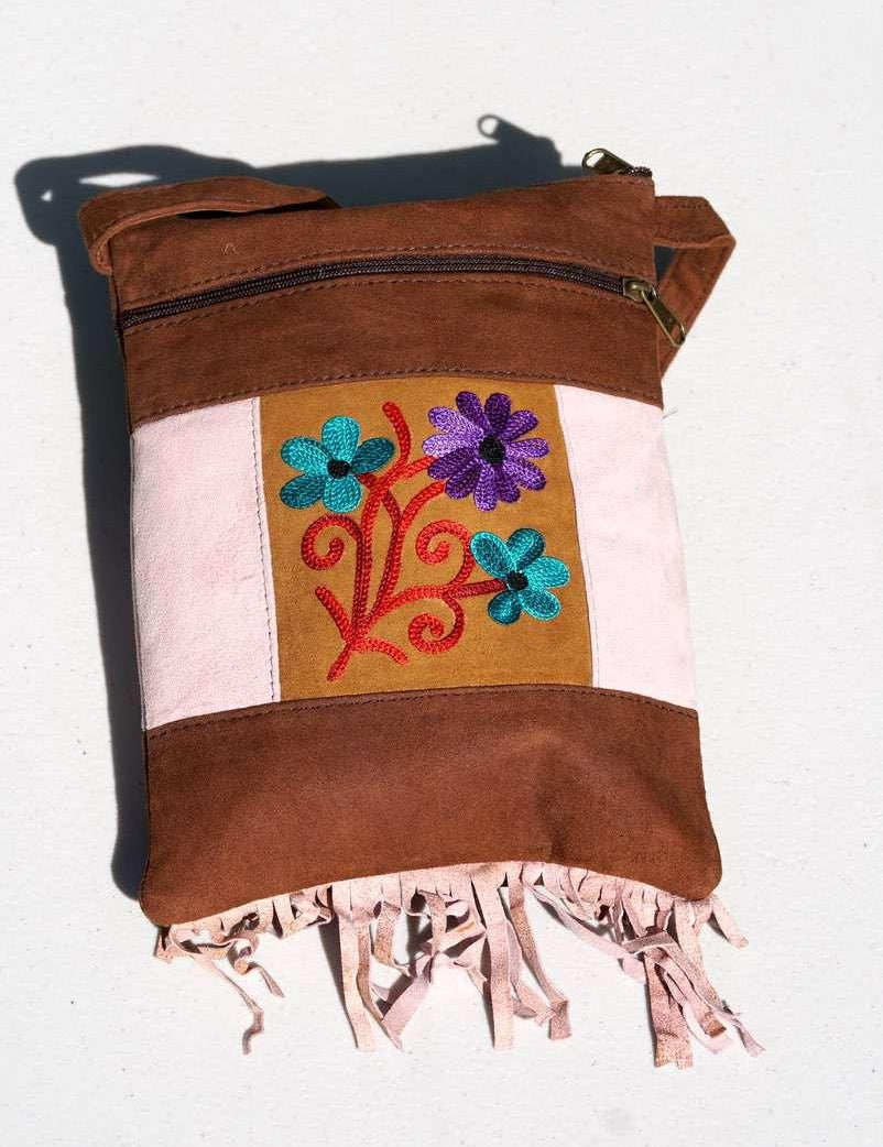 Unique style women side bag with hand embroidery, easy to carry and stylist design