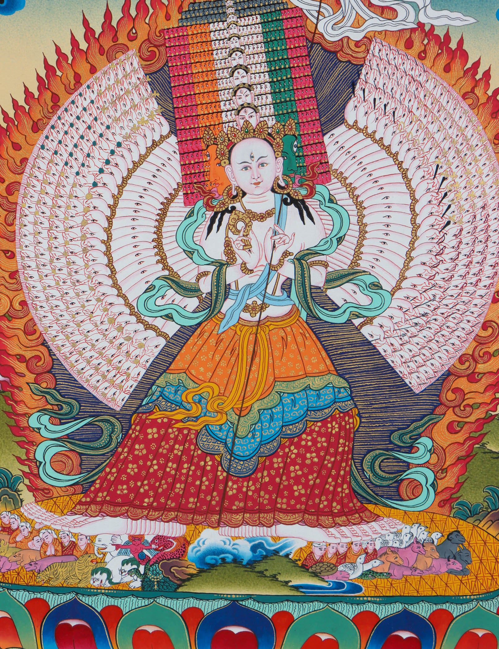 Dhukkar Thangka Art - Handpainted thangka Art - Himalyas Shop