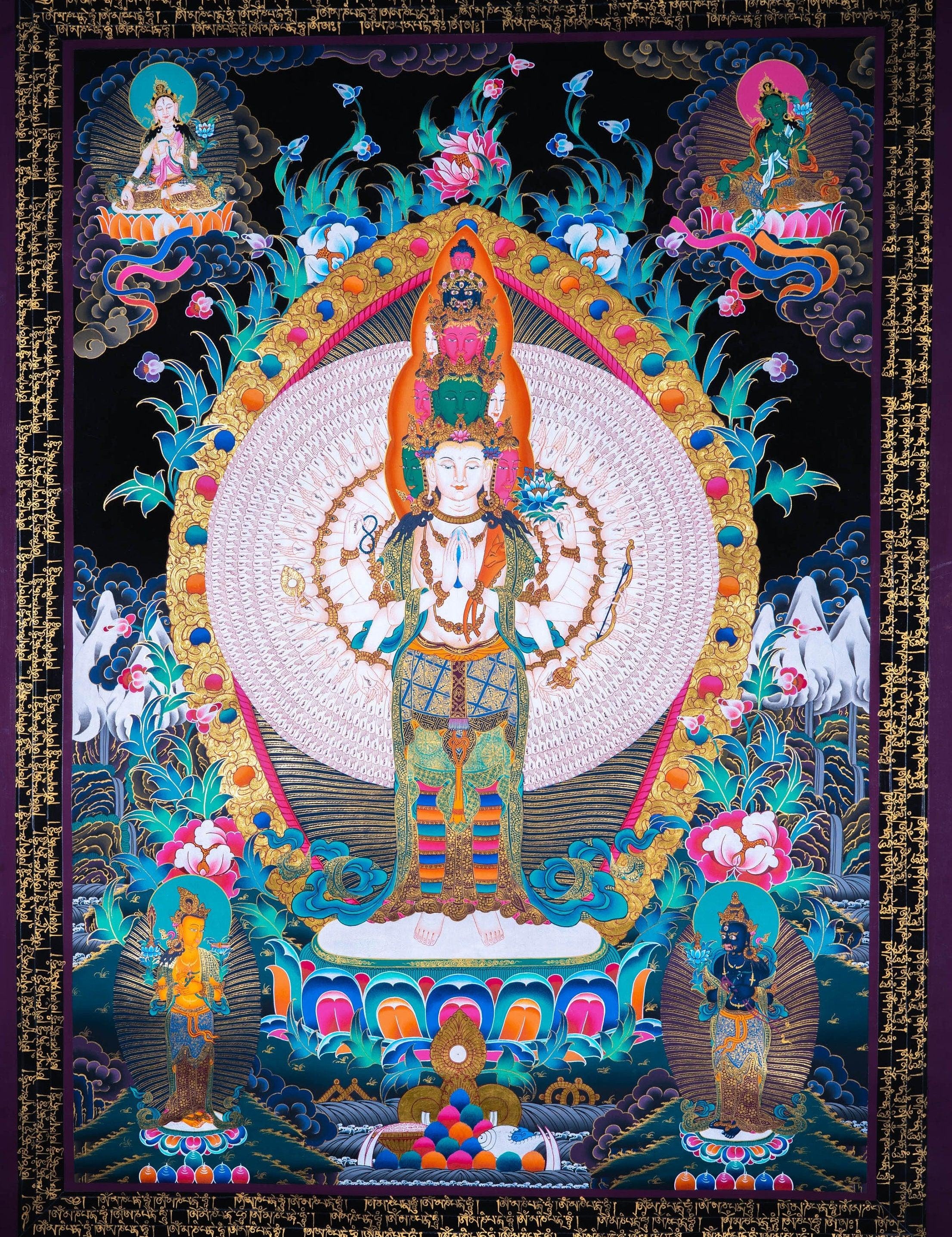 1000 Arm Avalokiteshvara - Himalayas Shop