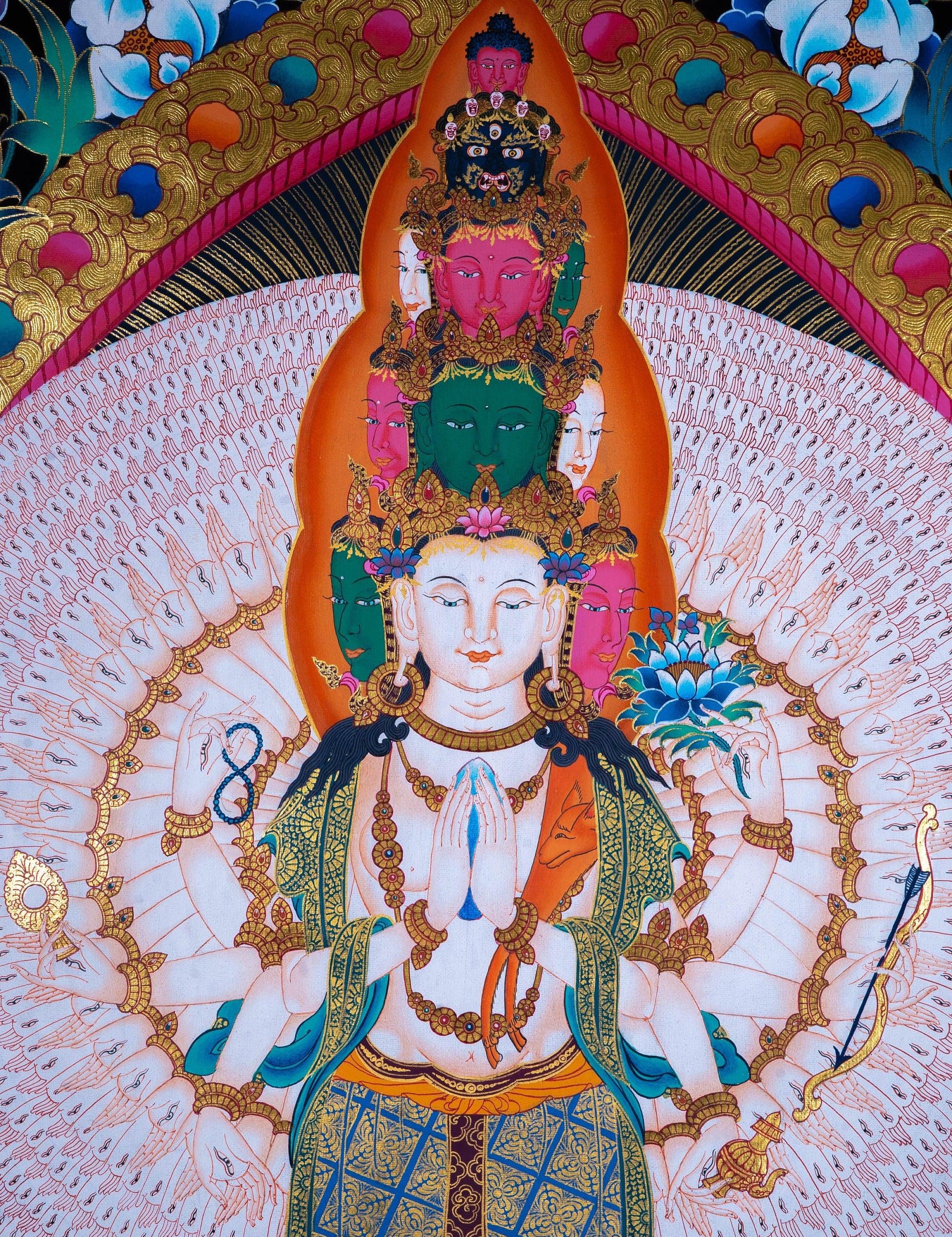 1000 Arm Avalokiteshvara - Himalayas Shop