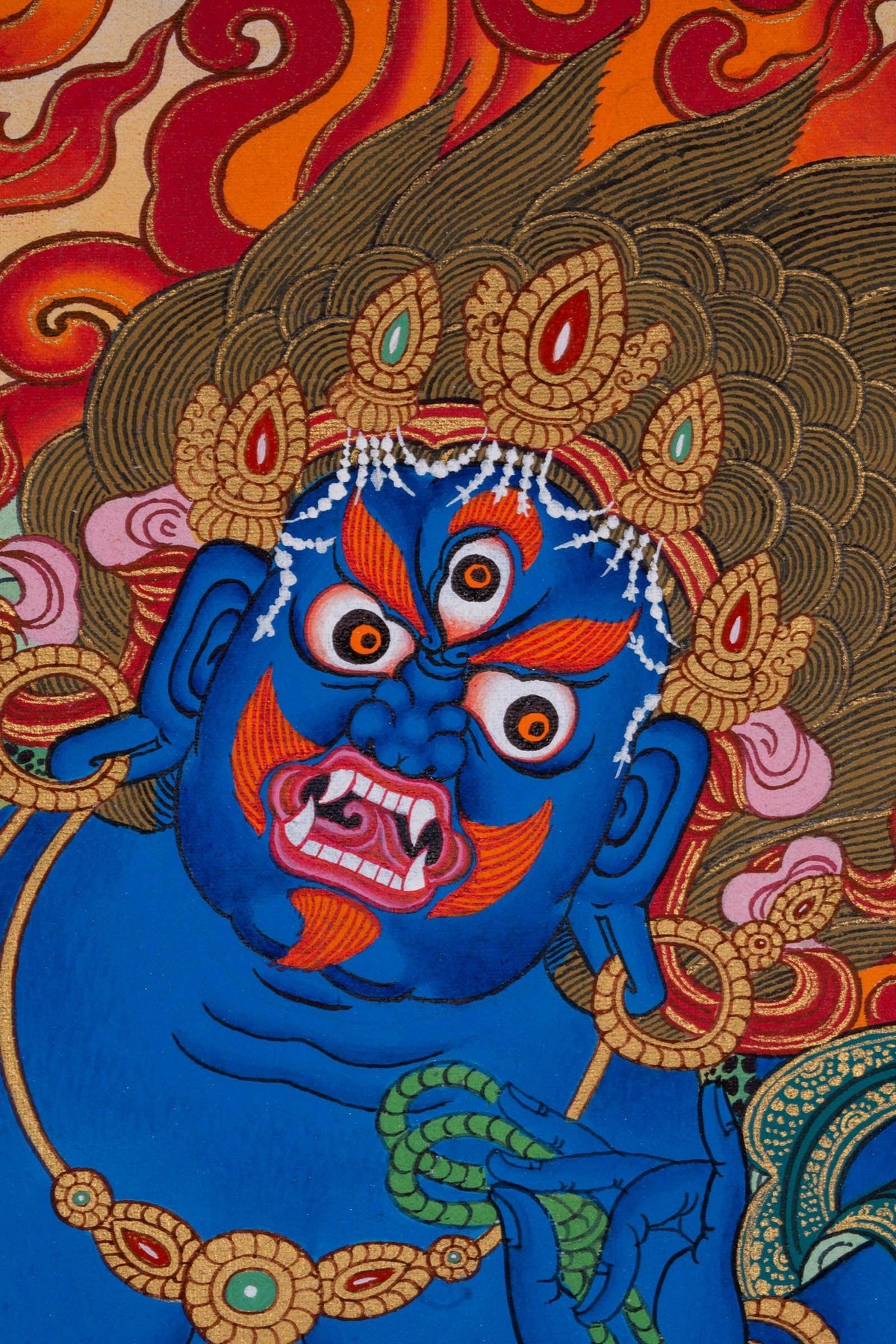 Vajrapani Buddhist Tibetan Thangka Painting - Buy Now