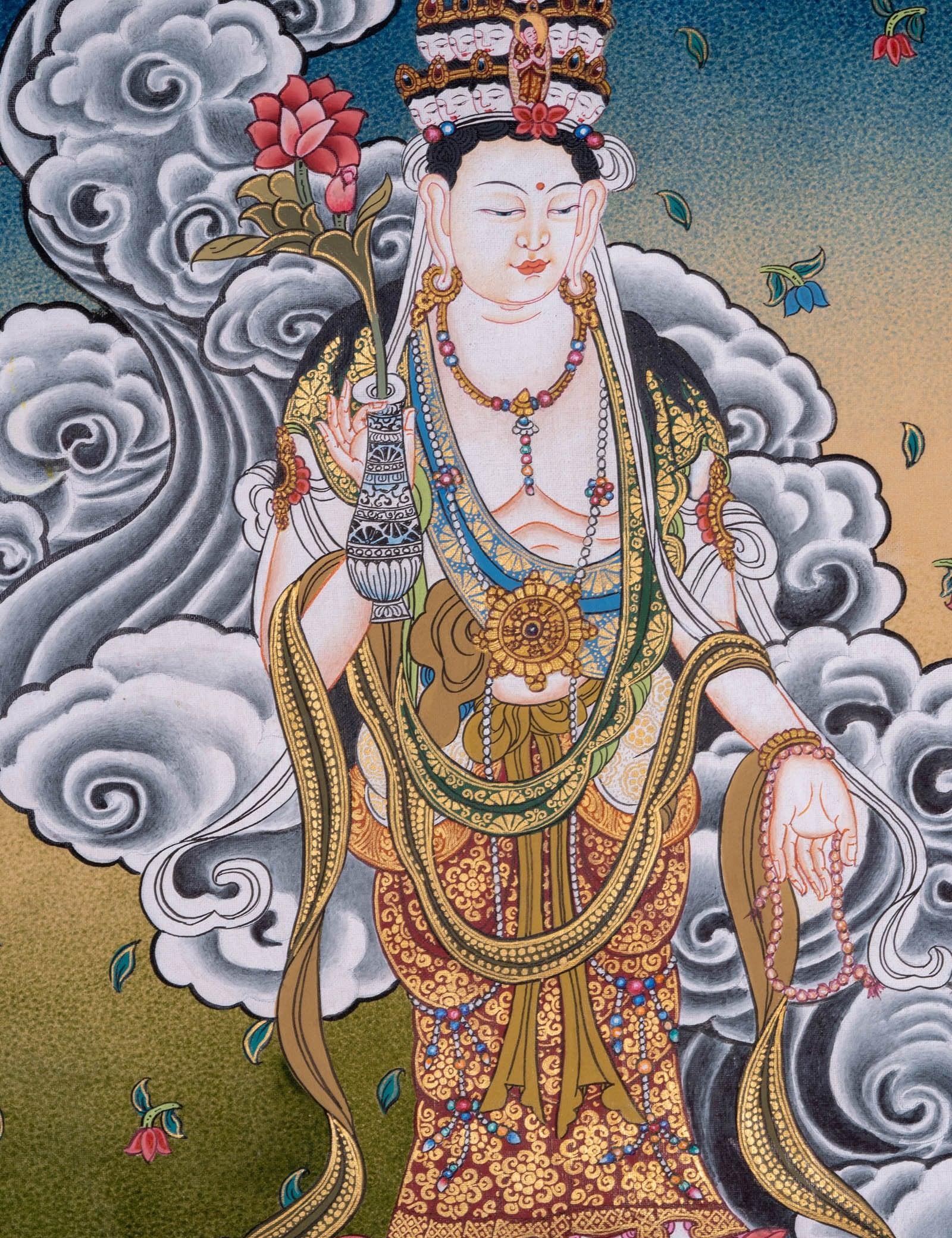 Chinese Tara Thangka Painting - Himalayas Shop