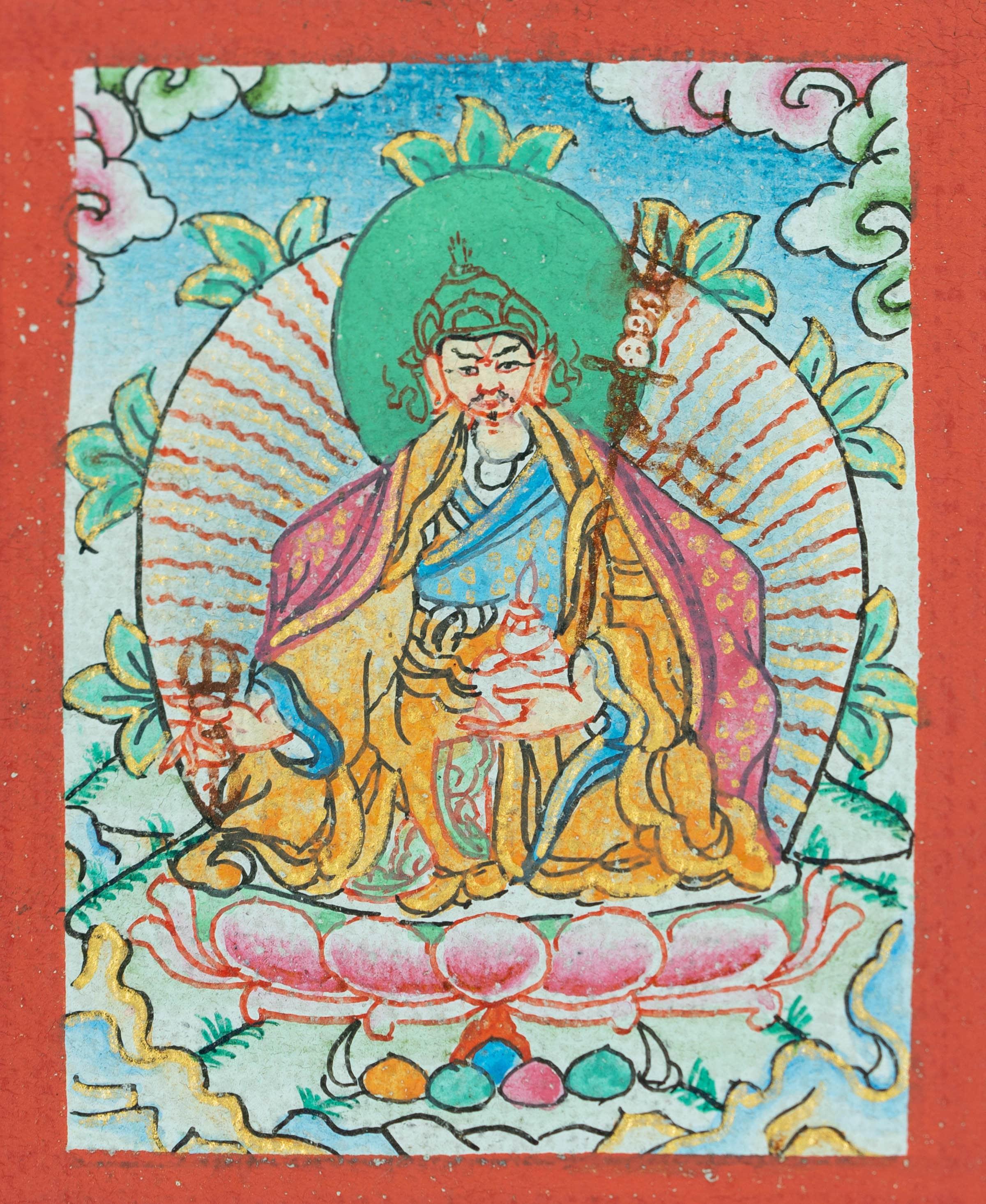 Guru Rinpoche Locket Thangka - Himalayas Shop