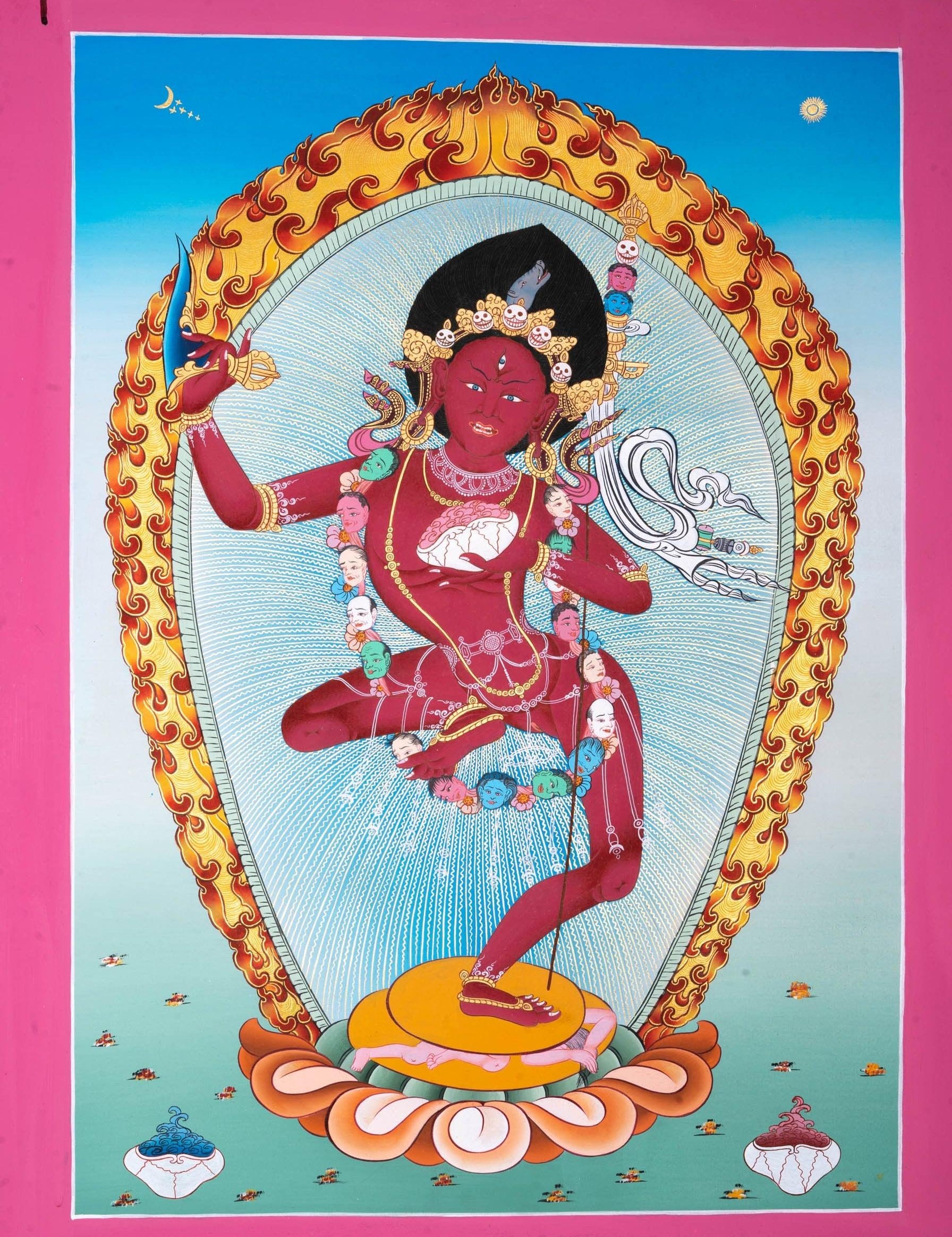 Yogini Thangka Painting - Himalayas Shop