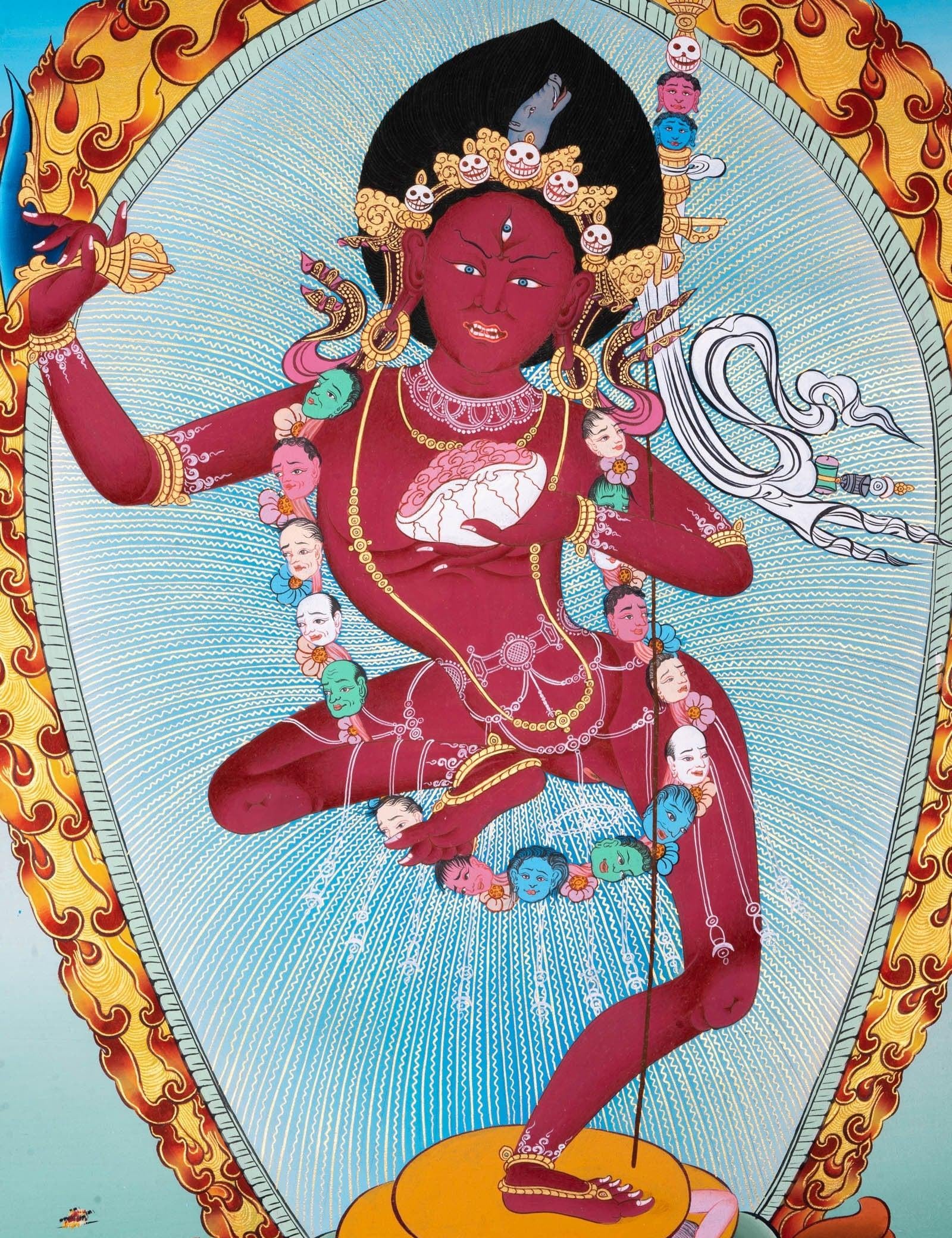 Yogini Thangka Painting - Himalayas Shop