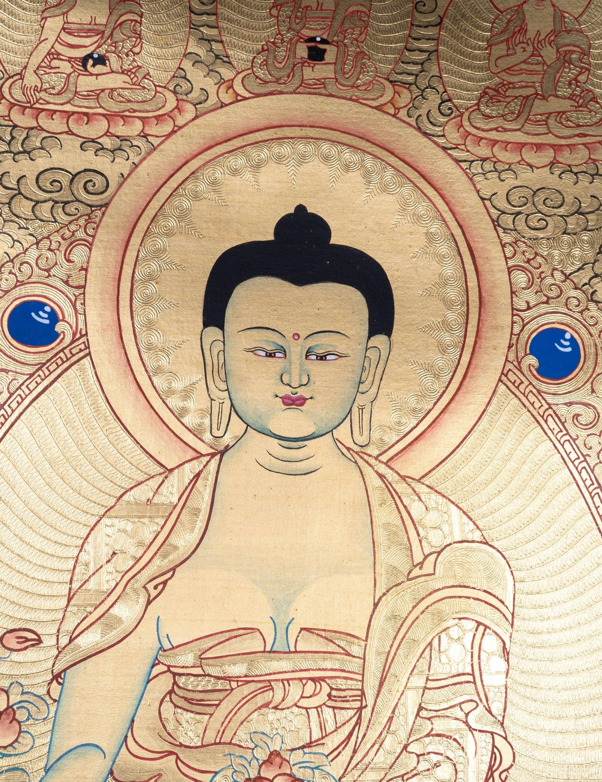 Medicine Buddha Lyap Thangka - Himalayas Shop