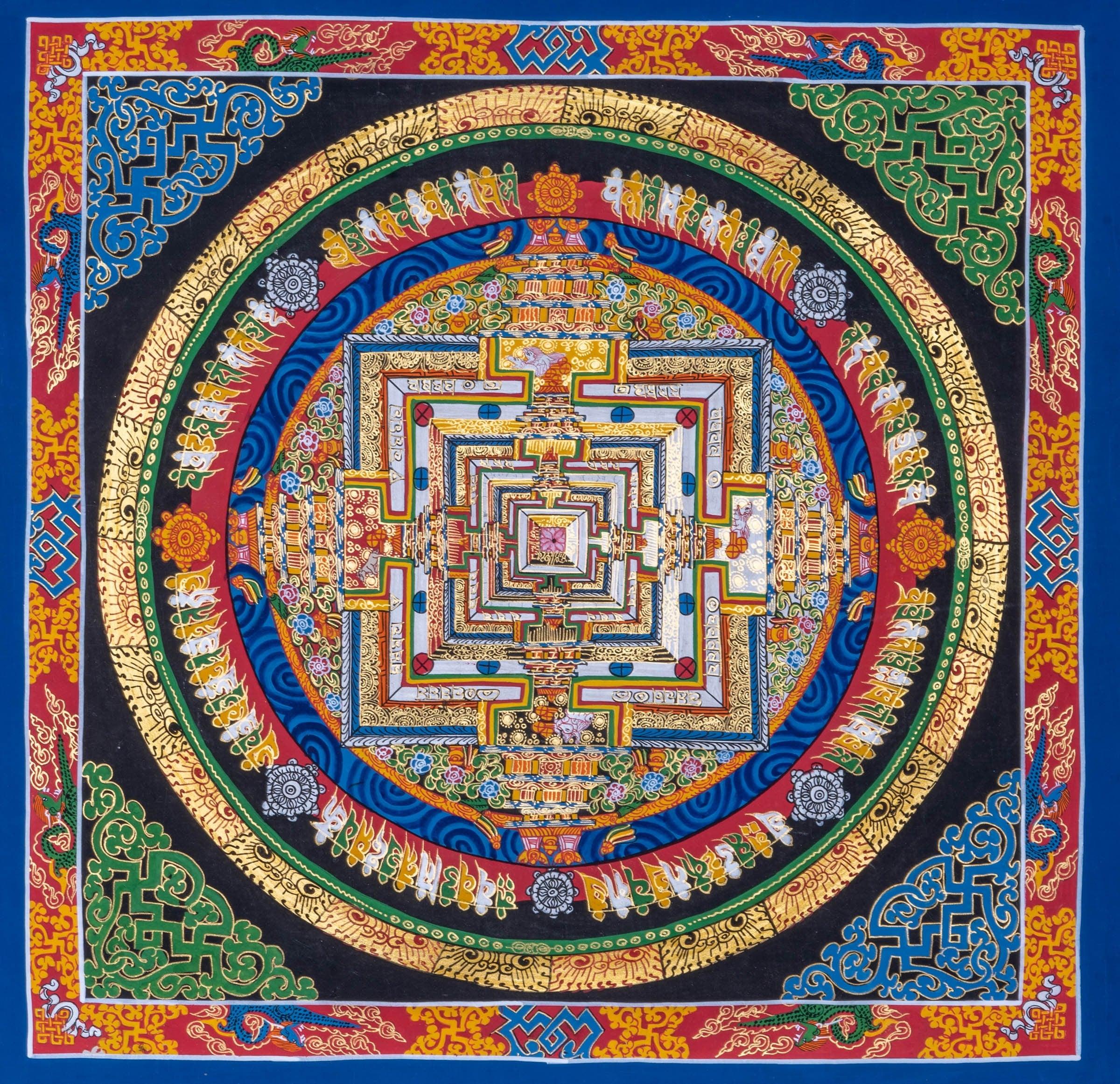 Thangka Art of Kalchakra Mandala - Shop Now