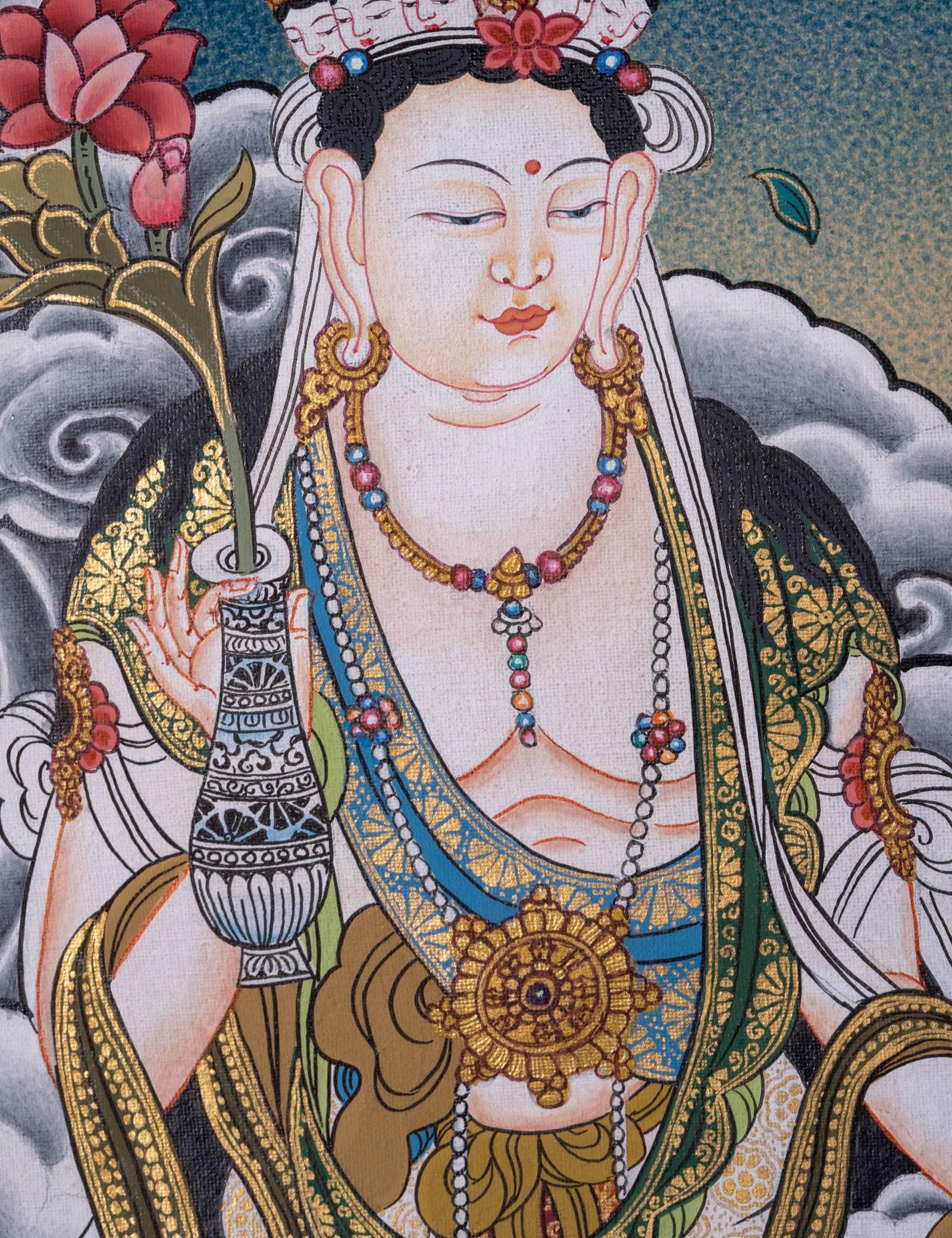 Chinese Tara Thangka Painting - Himalayas Shop