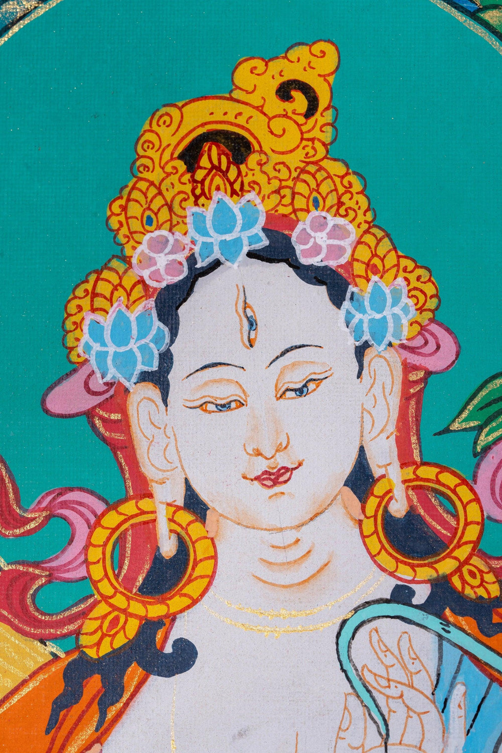 Thangka Painting - White Tara - Shop Now