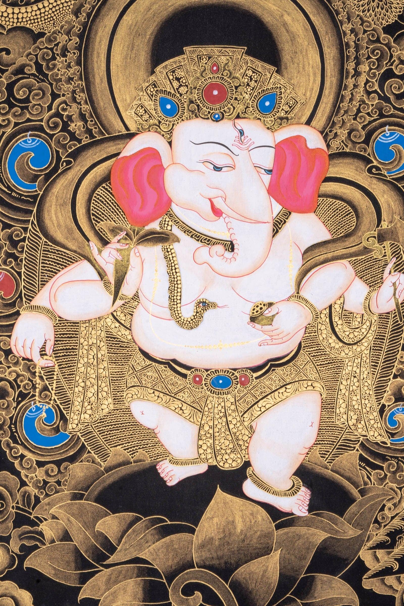 Buy Shree Ganesh Canvas Art Print by TEJAL BHAGAT. Code:PRT_5839_50246 -  Prints for Sale online in India.