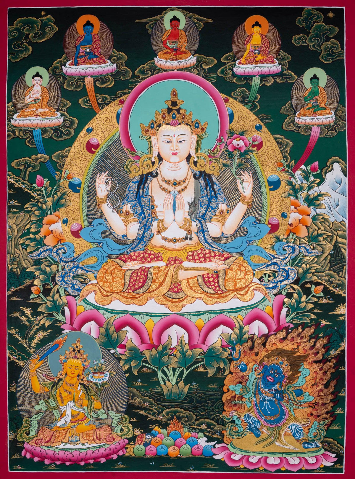 Bodhisattva Thangka | Best Thangka Gallery Online